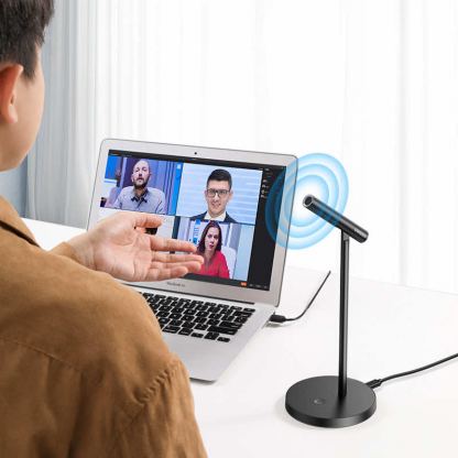 Ugreen Desktop Microphone USB-C - настолен микрофон с USB-C кабел (черен) 3