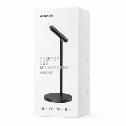Ugreen Desktop Microphone USB-C - настолен микрофон с USB-C кабел (черен) 7
