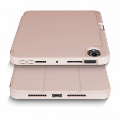 Tech-Protect Folio Case - полиуретанов кейс и поставка за iPad mini 6 (розов) (bulk) 5