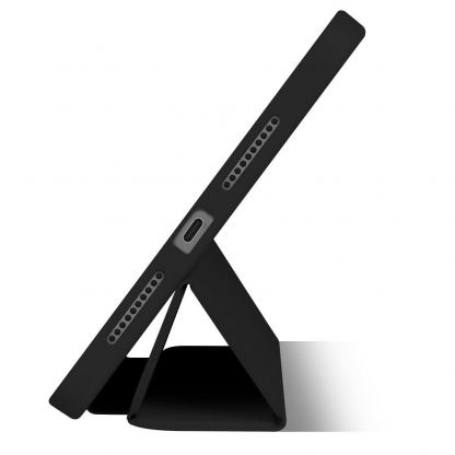 Tech-Protect Folio Case - полиуретанов кейс и поставка за iPad mini 6 (черен) (bulk) 5