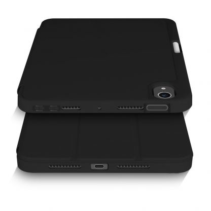 Tech-Protect Folio Case - полиуретанов кейс и поставка за iPad mini 6 (черен) (bulk) 6