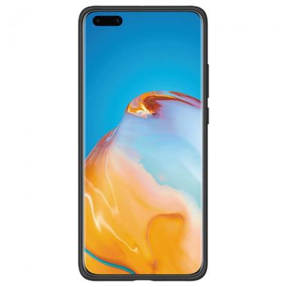 Huawei Silicone Cover Case - оригинален силиконов (TPU) калъф за Huawei P40 (черен) 3