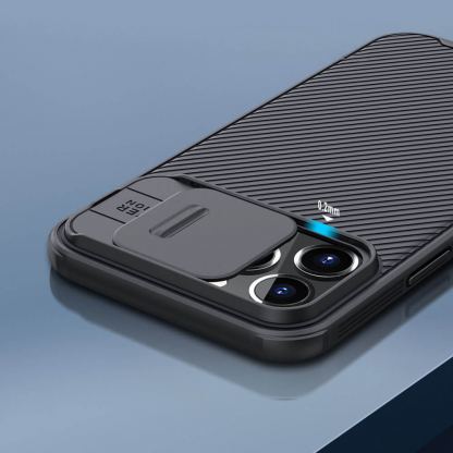 Nillkin CamShield Pro Case - хибриден удароустойчив кейс за iPhone 13 Pro Max (син) 8