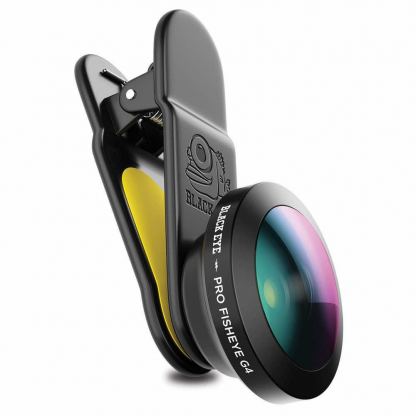 Black Eye PRO Fish Eye Lens G4 - универсална Fish Eye леща с щипка за смартфони и таблети