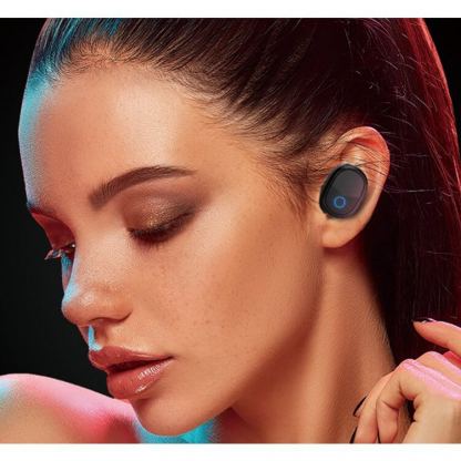 Ausdom ANC True Wireless Earbuds - безжични блутут слушалки с кейс за мобилни устройства (черен)  3