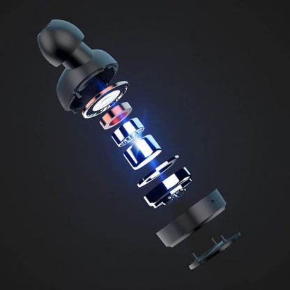 Ausdom ANC True Wireless Earbuds - безжични блутут слушалки с кейс за мобилни устройства (черен)  6