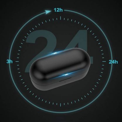 Ausdom ANC True Wireless Earbuds - безжични блутут слушалки с кейс за мобилни устройства (черен)  8