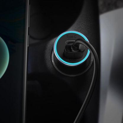 Baseus Golden Contactor Pro Quick Car Charger 40W (CCJD-0G) - зарядно за кола с USB-A и USB-C изходи с технология за бързо зареждане (тъмносив) 9