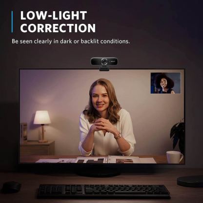 Anker PowerConf C302 Smart 2K HD WebCam - 2K HD уеб видеокамера с микрофон (черен) 4