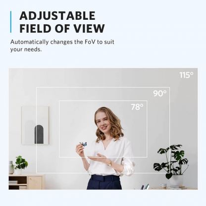 Anker PowerConf C302 Smart 2K HD WebCam - 2K HD уеб видеокамера с микрофон (черен) 5