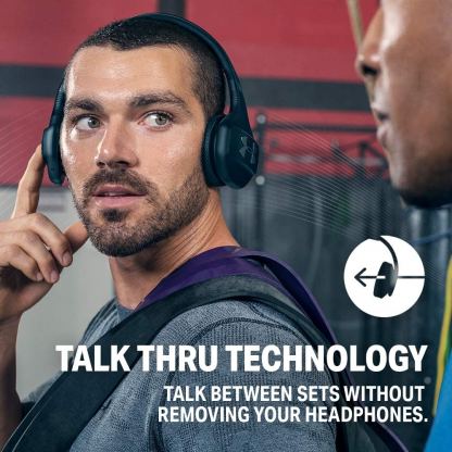JBL Under Armour Project Rock Wireless Headphones - безжични Bluetooth слушалки с микрофон за мобилни устройства (син) (JBL FACTORY RECERTIFIED)) 4
