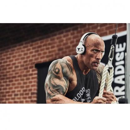 JBL Under Armour Project Rock Wireless Headphones - безжични Bluetooth слушалки с микрофон за мобилни устройства (син) (JBL FACTORY RECERTIFIED)) 7