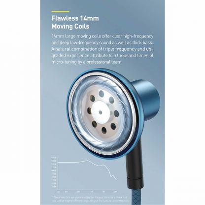 Baseus Encok Wired Earphones H19 - слушалки с микрофон за мобилни устройства с 3.5 мм жак (черен) 4