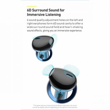 Baseus Encok Wired Earphones H19 - слушалки с микрофон за мобилни устройства с 3.5 мм жак (черен) 7