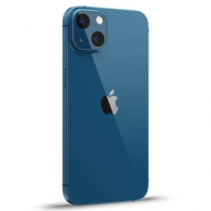 Spigen Optik Lens Protector - комплект 2 броя предпазни стъклени протектора за камерата на iPhone 13, iPhone 13 mini (син) 2