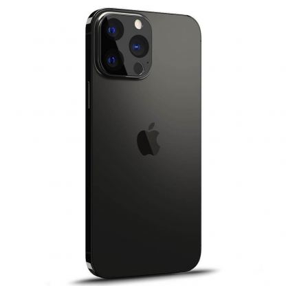 Spigen Optik Lens Protector - комплект 2 броя предпазни стъклени протектора за камерата на iPhone 13 Pro, iPhone 13 Pro Max (черен) 2