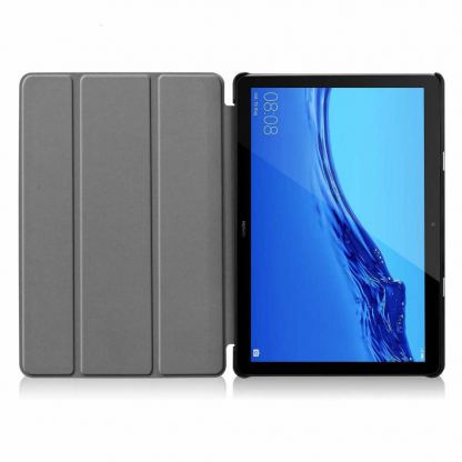 Tech-Protect Smartcase - кожен кейс и поставка за Huawei MediaPad T5 10.1 (черен) (bulk) 3