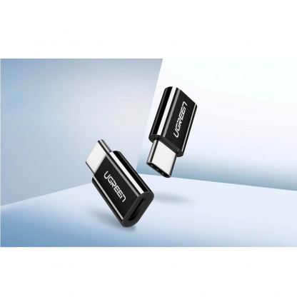 Ugreen USB-C to MicroUSB Adapter - USB-C към MicroUSB адаптер за устройства с USB-C порт (черен) 2