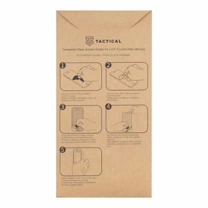 Tactical Glass Shield 2.5D - калено стъклено защитно покритие (0.33 мм) за дисплея на iPhone 13 mini (прозрачен) 2