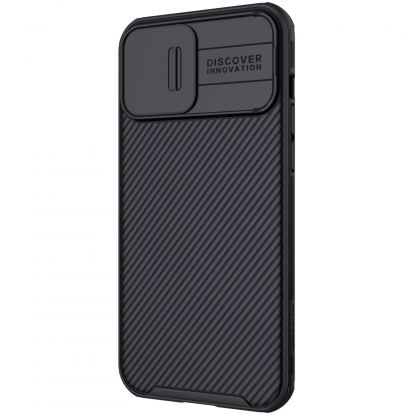 Nillkin CamShield Pro Magnetic Hard Case - хибриден удароустойчив кейс за iPhone 13 Pro Max (черен)