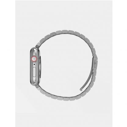 Uniq Strova Stainless Steel Band - стоманена каишка за Apple Watch 42мм, 44мм, 45мм (сребрист) 5