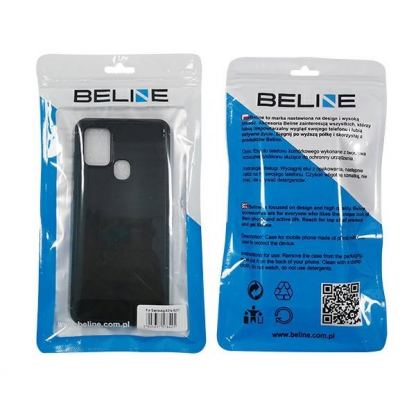 Beline Carbon Flexible TPU Case  - тънък силиконов (TPU) калъф за Samsung Galaxy A21s (черен) 2