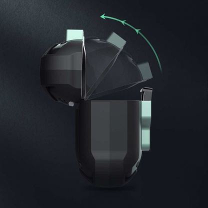 Nillkin Bounce Case AirPods Pro - удароустойчив кейс с карабинер за Apple AirPods Pro (черен) 8