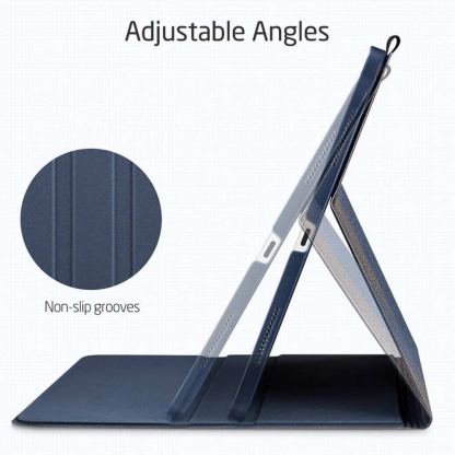 ESR Urban Premium Folio Case - текстилен калъф и поставка за  iPad Pro 11 M1 (2021), iPad Pro 11 (2020), iPad Pro 11 (2018) (тъмносин) 6