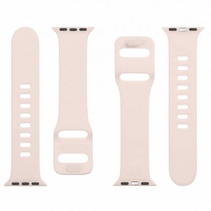 Tactical 796 Silicone Sport Band with Buckle - силиконова каишка за Apple Watch 42мм, 44мм, 45мм (розов) 3