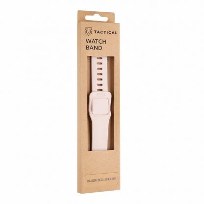 Tactical 796 Silicone Sport Band with Buckle - силиконова каишка за Apple Watch 42мм, 44мм, 45мм (розов) 4