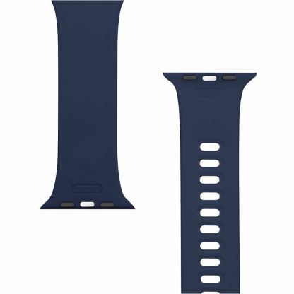 Tactical 795 Silicone Sport Band with Buckle - силиконова каишка за Apple Watch 42мм, 44мм, 45мм (тъмносин) 2