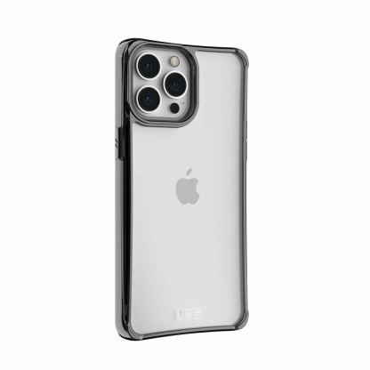Urban Armor Gear Plyo Case - удароустойчив хибриден кейс за iPhone 13 Pro Max (черен-прозрачен) 3