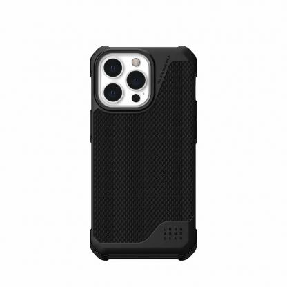 Urban Armor Gear Metropolis LT Kevlar Case - удароустойчив хибриден кейс за iPhone 13 Pro (черен) 2