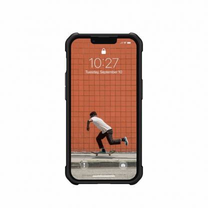Urban Armor Gear Metropolis LT Kevlar Case - удароустойчив хибриден кейс за iPhone 13 Pro (черен) 4