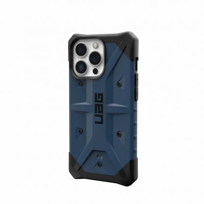 Urban Armor Gear Pathfinder Case - удароустойчив хибриден кейс за iPhone 13 Pro (тъмносин) 2