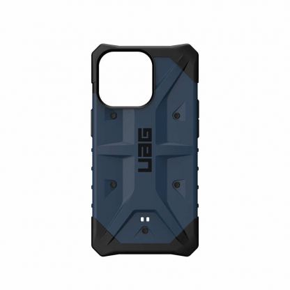 Urban Armor Gear Pathfinder Case - удароустойчив хибриден кейс за iPhone 13 Pro (тъмносин) 5