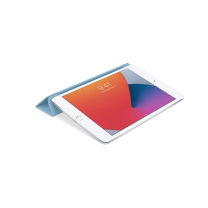 Apple Smart Cover - оригинално полиуретаново покритие за iPad mini 5 (2019), iPad mini 4 (светлосин) 2