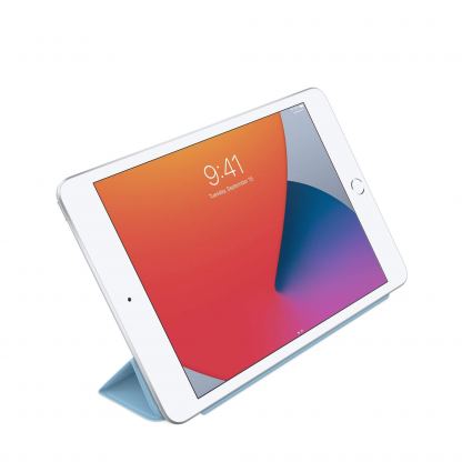 Apple Smart Cover - оригинално полиуретаново покритие за iPad mini 5 (2019), iPad mini 4 (светлосин) 3