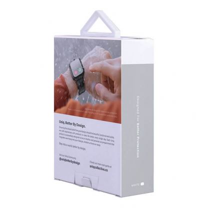 Uniq Nautic Apple Watch Case 40mm - качествен твърд кейс с вграден стъклен протектор за дисплея на Apple Watch 40мм (червен) 7