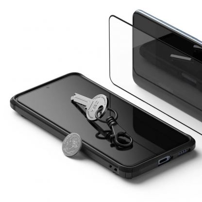 Ringke Invisible Defender Full Cover Tempered Glass 3D - калено стъклено защитно покритие за дисплея на Xiaomi Mi 10T Lite 5G, Mi 10i 5G (черен-прозрачен) 10