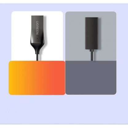 Ugreen USB Wireless Bluetooth 5.0 AUX Audio Adapter - безжичен блутут аудио адаптер, чрез който можете да прехвърлите звука от телевизор или компютър към слушалки или аудио система (черен) 11