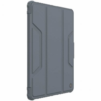 Nillkin Bumper PRO Protective Stand Case - удароустойчив хибриден кейс за iPad 9 (2021), iPad 8 (2020), iPad 7 (2019) (тъмносив) 3