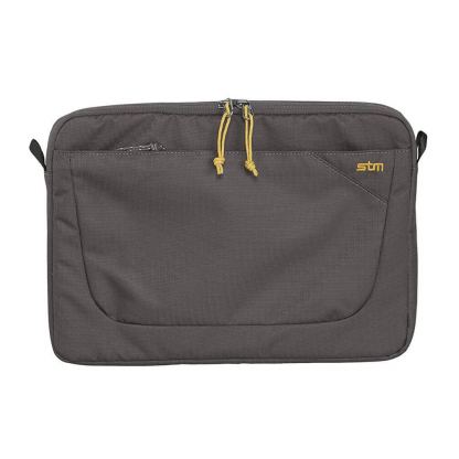 STM Velocity Blazer Sleeve Bag - ударо и водоустойчива текстилна чанта за лаптопи и таблети до 13 инча (тъмносив) 3