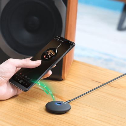 Ugreen Bluetooth Audio Adapter 5.0 aptX Receiver & Transmitter - аудио трансмитер и рисийвър за безжично прехвърляне на аудио (черен) 4