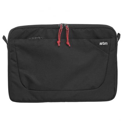 STM Velocity Blazer Sleeve Bag - ударо и водоустойчива текстилна чанта за лаптопи и таблети до 13 инча (черен) 3