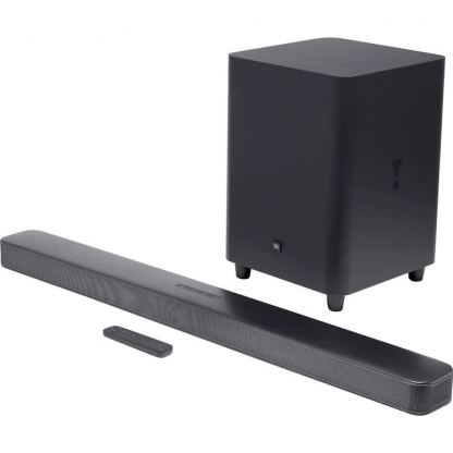 JBL Bar 5.1 Surround Soundbar - безжичен саундбар със субуфер (черен)