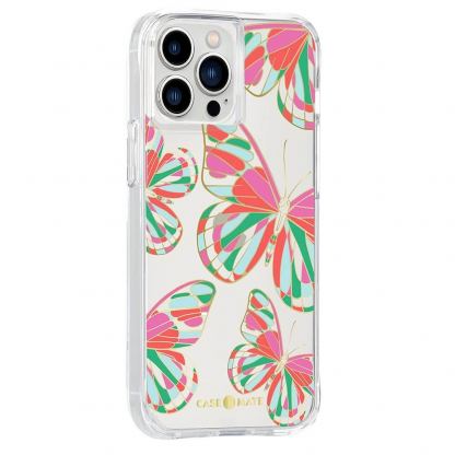 CaseMate Tough Print Case - дизайнерски кейс с висока защита за iPhone 13 Pro Max, iPhone 12 Pro Max (розов) 4