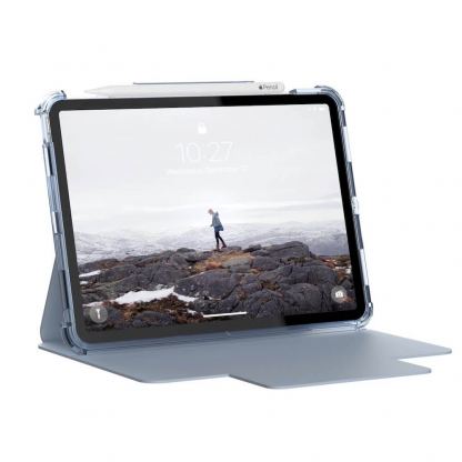Urban Armor Gear U Lucent Case - удароустойчив хибриден кейс от най-висок клас за iPad Air 5 (2022), iPad Air 4 (2020), iPad Pro 11 (2020), iPad Pro 11 (2018) (син-прозрачен) 4