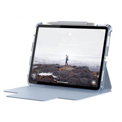 Urban Armor Gear U Lucent Case - удароустойчив хибриден кейс от най-висок клас за iPad Air 5 (2022), iPad Air 4 (2020), iPad Pro 11 (2020), iPad Pro 11 (2018) (син-прозрачен) 5