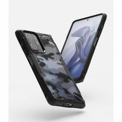 Ringke Fusion X Case - хибриден удароустойчив кейс за Xiaomi Mi 11T Pro, Xiaomi Mi 11T (черен-камуфлаж) 5